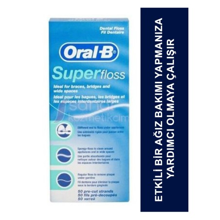 Oral-B Super Floss Diş İpi