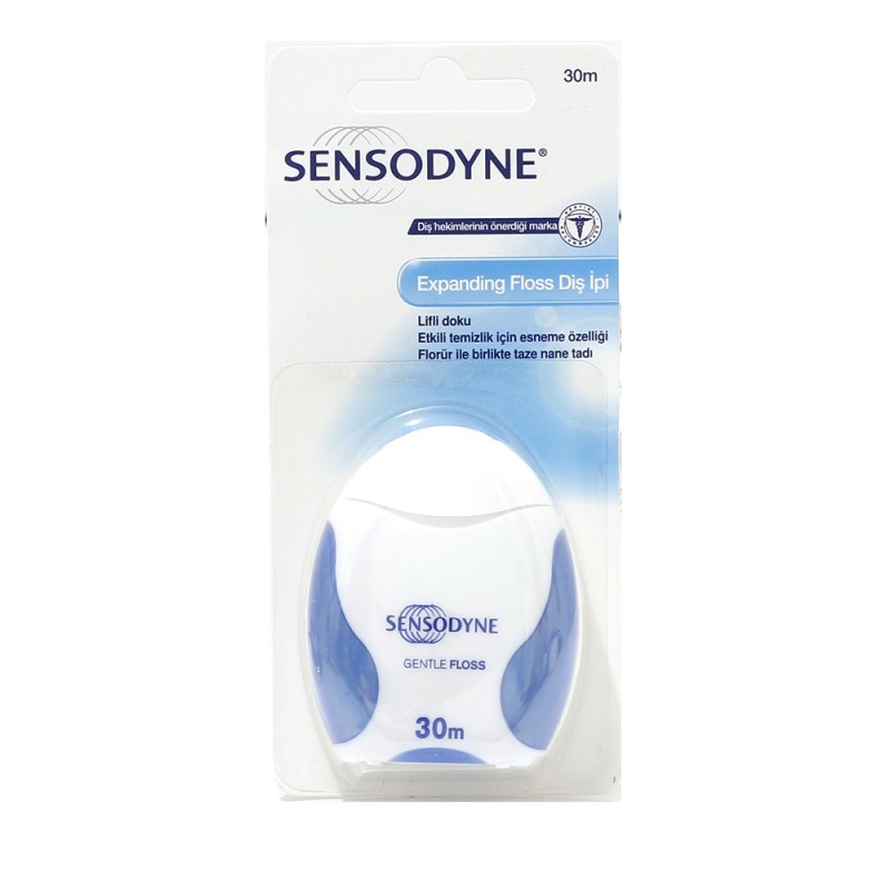Sensodyne Expanding Gentle Floss Diş İpi 30 mt Sensodyne Expanding Gentle Floss Diş İpi 30 mt