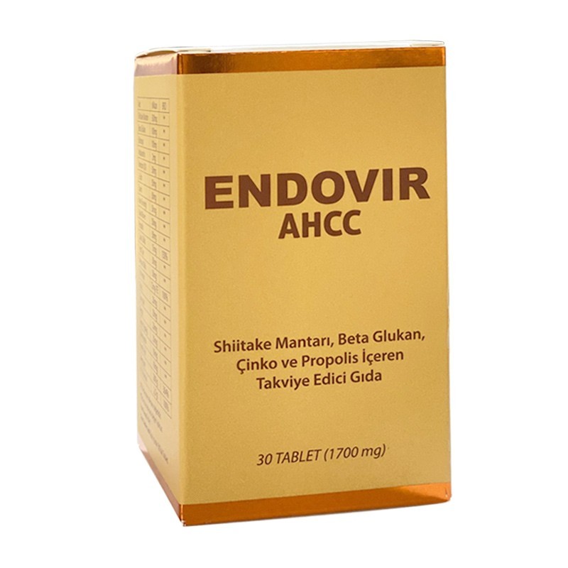 KRC Derma Endovir AHCC Takviye Edici Gıda 30 Tablet KRC Derma Endovir AHCC Takviye Edici Gıda 30 Tablet