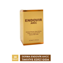KRC Derma Endovir AHCC Takviye Edici Gıda 30 Tablet