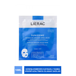 Lierac Sunissime After Sun Soothing Rescue Mask 18 ml Güneş Sonrası Nemlendirici ve Yatıştırıcı Maske