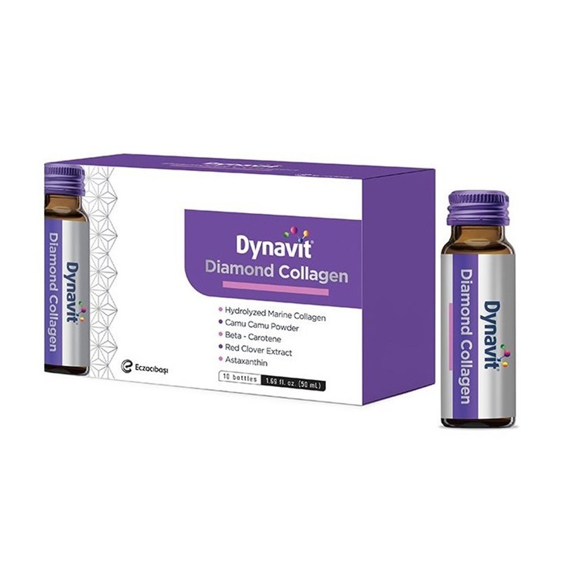 Dynavit Diamond Collagen Sıvı Takviye Edici Gıda 10 x 50 ml Dynavit Diamond Collagen Sıvı Takviye Edici Gıda 10 x 50 ml