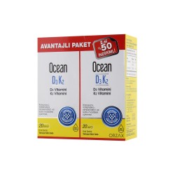 Ocean D3K2 Damla 20ml x 2 Adet ( Avantajlı Paket )
