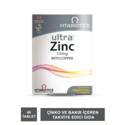 Vitabiotics Ultra Zinc 15mg 60 Tablet