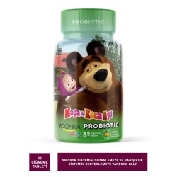 Voonka Kids Maşa ile Koca Ayı Probiotic 32 Tablet