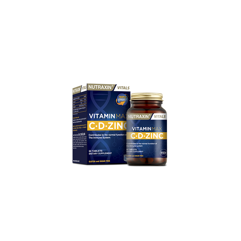 Nutraxin Vitamin Max C.D.Zinc 60 Tablet