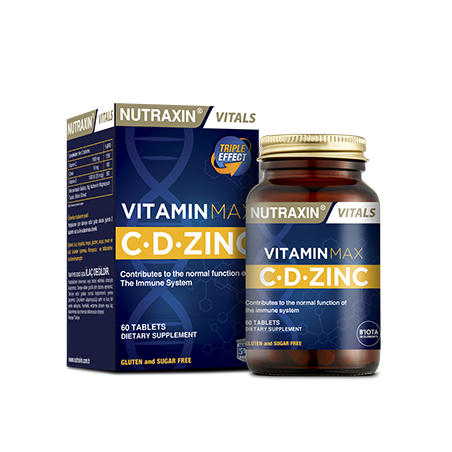 Nutraxin Vitamin Max C.D.Zinc 60 Tablet