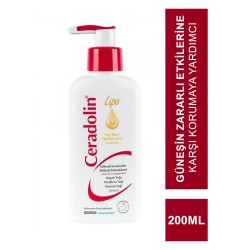Ceradolin Lipo Yağ Bazlı Nemlendirici Losyon 200ml (S.K.T 10-2024)