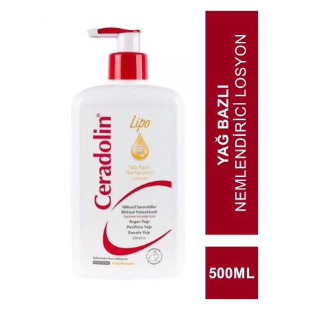 ​Ceradolin Lipo Yağ Bazlı Nemlendirici Losyon 500ml