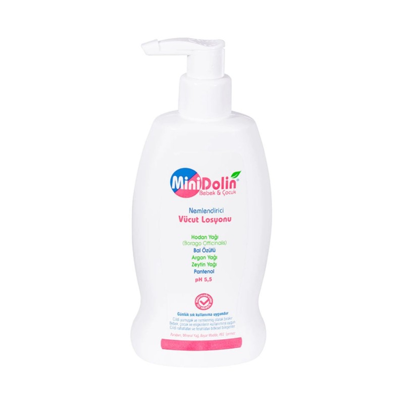 Minidolin Bebek & Çocuk Nemlendirici Vücut Losyonu 250ml