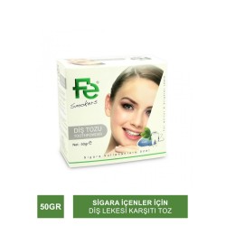 Fe Diş Tozu Nane Sigara İçenler İçin 50gr