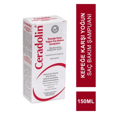 Ceradolin Kepeğe Karşı Yoğun Saç Bakım Şampuanı 150 ml