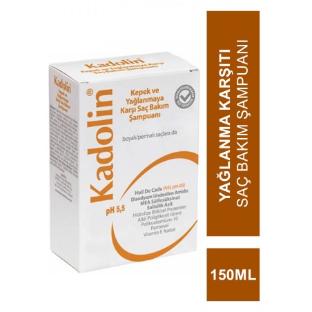 Kadolin Kepek ve Yağlanmaya Karşı Saç Bakım Şampuanı 150ml (S.K.T 04-2024)