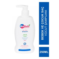 Minidolin Bebek ve Çocuk Saç Vücut Şampuanı 250ml