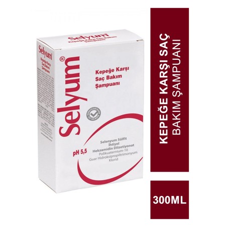 Selyum Anti-Dandruff Kepeğe Karşı Şampuan 300 ml