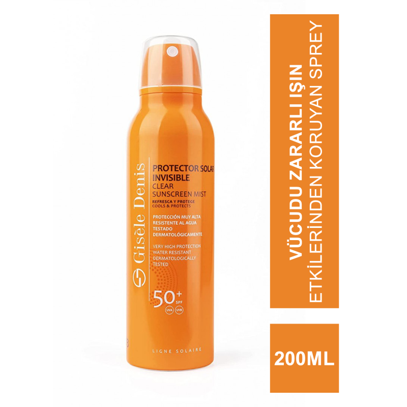 Gisele Denis Sunscreen Mist Spf50+ Güneş Koruma Spreyi 200 ml Gisele Denis Sunscreen Mist Spf50+ Güneş Koruma Spreyi 200 ml