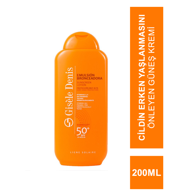 Gisele Denis Sunscreen Lotion Spf50+Güneş Koruma Losyonu 200 ml Gisele Denis Sunscreen Lotion Spf50+Güneş Koruma Losyonu 200 ml