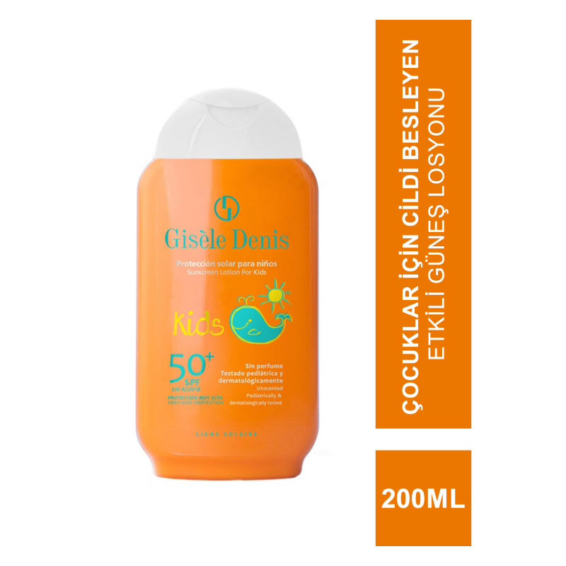 Gisele Denis Çocuklar İçin Güneş Koruma Losyonu Spf 50 200 ml Gisele Denis Çocuklar İçin Güneş Koruma Losyonu Spf 50 200 ml