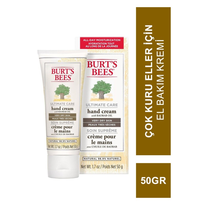 Burts Bees Hand Cream  Ultra Nemlendirici El Kremi 50 gr