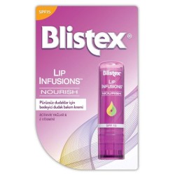Blistex Lip Infusions Nourish Spf15 ( Pürüzsüz Dudaklar İçin Besleyici Dudak Kremi ) 3.7g