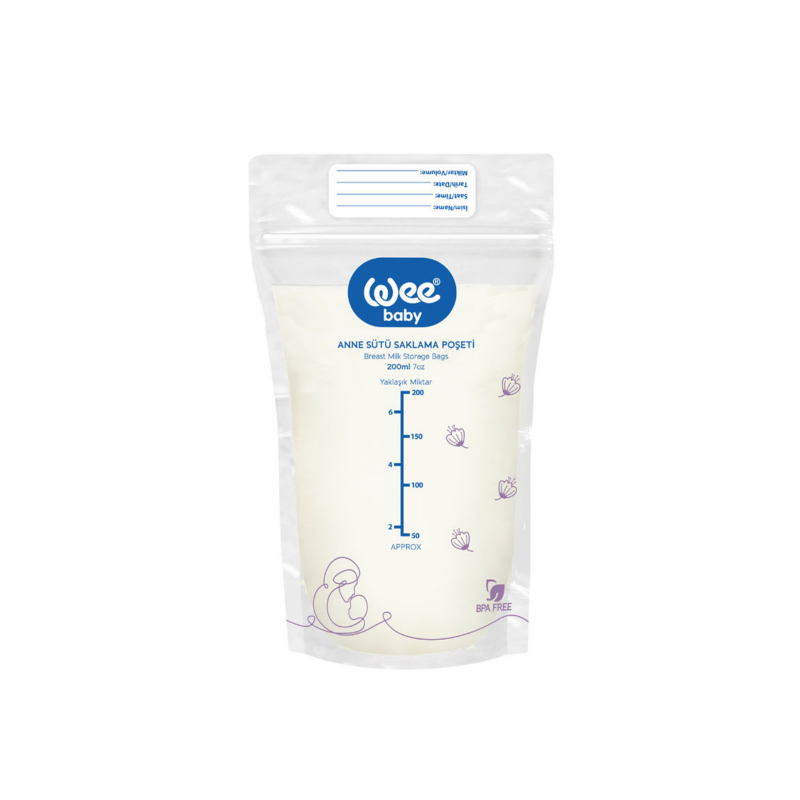 Wee Anne Sütü Saklama Poşeti 200 ml 25 Adet ( 889 )