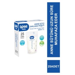 Wee Baby Anne Sütü Saklama Poşeti 25'li ( 889 )
