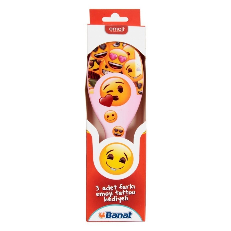 Banat Emoji Saç Fırçası Banat Emoji Saç Fırçası