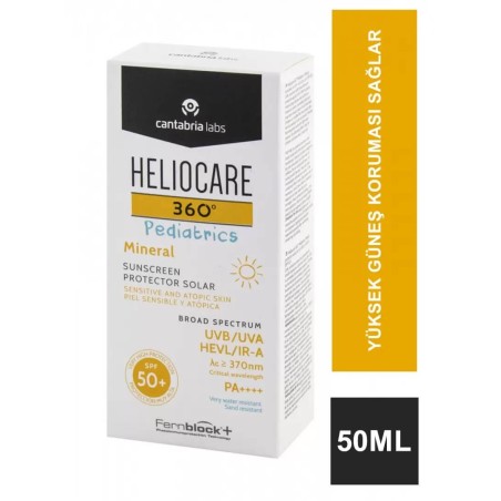 Heliocare 360 Pediatrics Mineral Spf50+ 50 ml Güneş Kremi