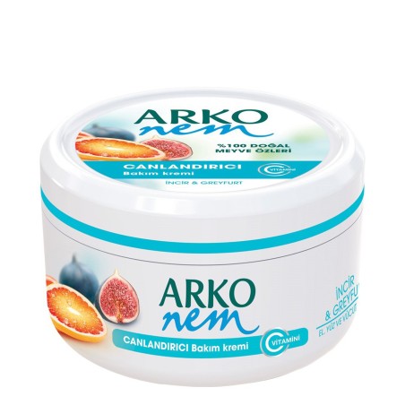 Arko Nem Canlandırıcı Bakım Kremi  İncir & Greyfurt Aromalı 300 ml