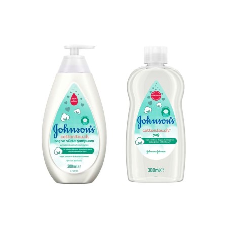 Baby Cottontouch Saç ve Vücut Şampuanı 300 ml + Cottontouch Yağ 300 Ml
