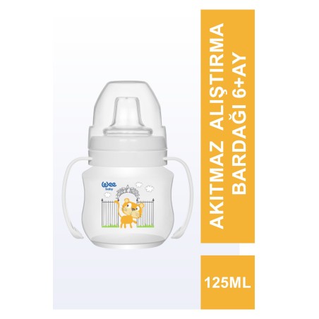 Wee Akıtmaz PP Alıştırma Bardağı 6+Ay 125 ml