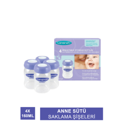 Lansinoh Anne Sütü Saklama Şişeleri 4 x 160ml