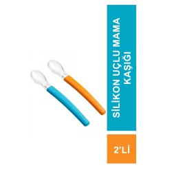 Wee Baby  2li Silikon Uçlu Mama Kaşığı ( 122 )