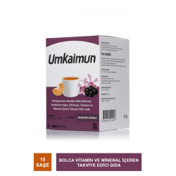Umkaimun Vitamin Mineral İçeren Takviye Edici Gıda 15 Saşe
