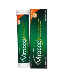 Vitocco Vitamin Mineral İçeren Takviye Edici Gıda 15 Efervesan Tablet