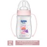 Wee Klasik Geniş Ağızlı Isıya Dayanıklı Cam Biberon 0-6 Ay 280 ml ( 141 )