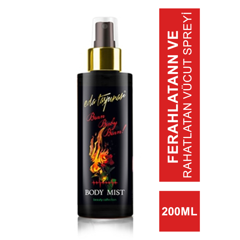 Eda Taşpınar Body Mist Burn Baby Burn Vücut Spreyi 200ml Eda Taşpınar Body Mist Burn Baby Burn Vücut Spreyi 200ml