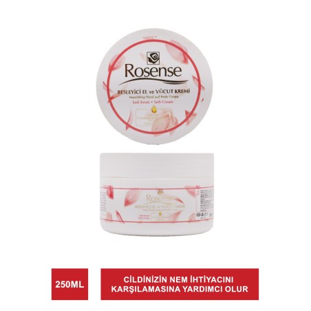 Rosense El ve Vücut Soft Krem Kavanoz 250 ml
