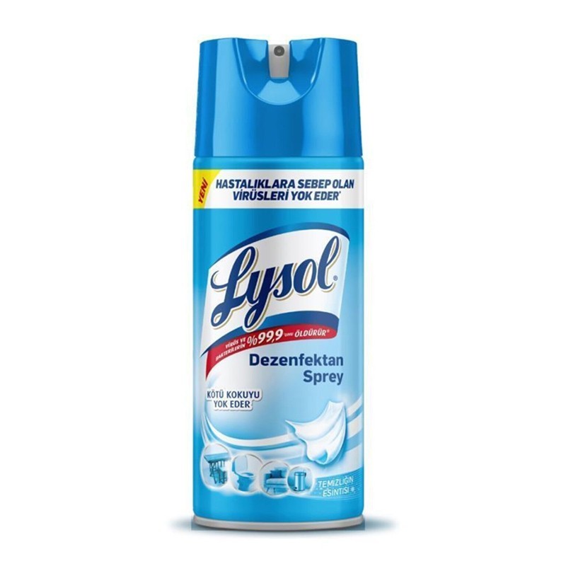 Lysol Dezenfektan Sprey Temizliğin Esintisi 400 ml Lysol Dezenfektan Sprey Temizliğin Esintisi 400 ml