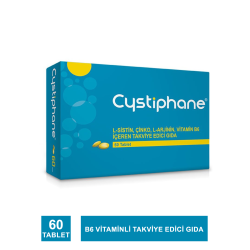 Biorga Cystiphane L-Sistin, Çinko, L-Arjinin, Vitamin B6 içeren Takviye Edici Gıda 60 Tablet