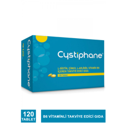 Biorga Cystiphane L-Sistin, Çinko, L-Arjinin, Vitamin B6 İçeren Takviye Edici Gıda 120 tablet