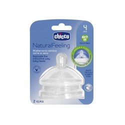 Chicco Natural Feeling Akış Ayarlı 2'li Biberon Emziği 4m+