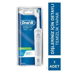 Oral-B Vıtalıty 100 Cross Action White Elektrikli Diş Fırçası Beyaz