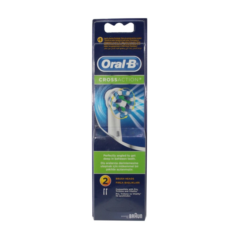 Oral-B Cross Action Diş Fırçası Yedek Başlığı 2 Adet