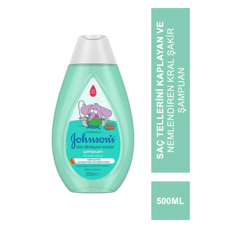 Johnsons Baby Şampuan Kral Şakir Söz Dinleyen Saçlar 500 ml