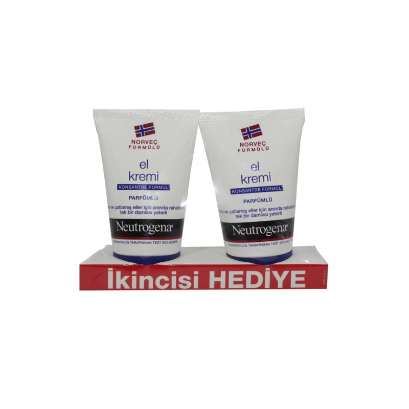 Neutrogena Parfümlü El Kremi 50 ml +50 ml İkincisi Hediye Neutrogena Parfümlü El Kremi 50 ml +50 ml İkincisi Hediye