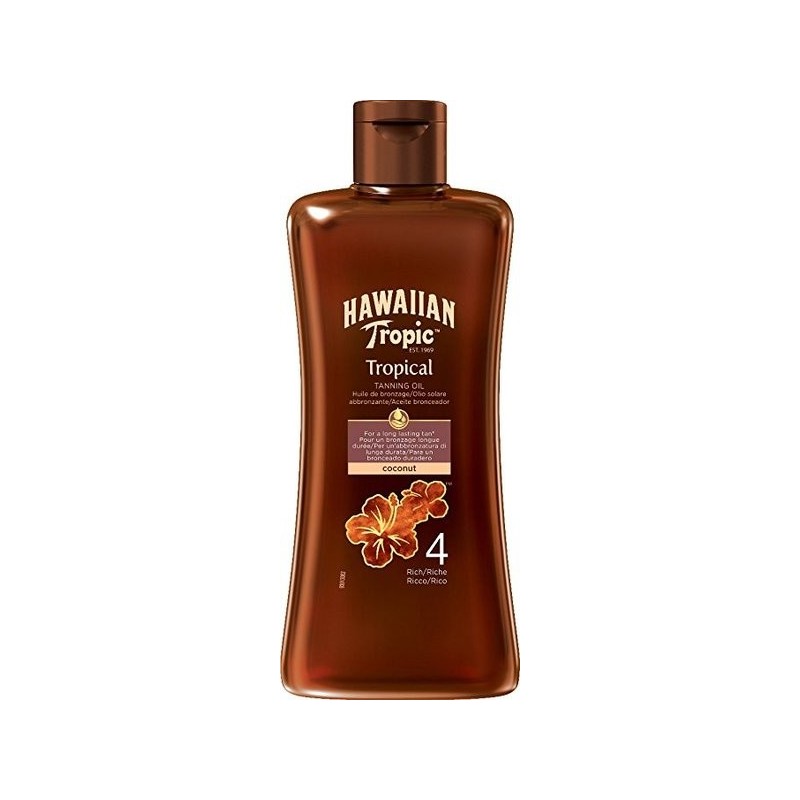 Hawaiian Tropic Tropical Dry Koruyucu ve Bronzlaştırıcı Yağ Spf 4 200 ml