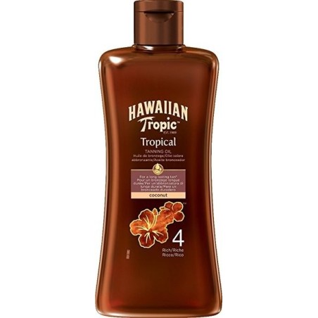 Hawaiian Tropic Tropical Dry Koruyucu ve Bronzlaştırıcı Yağ Spf 4 200 ml