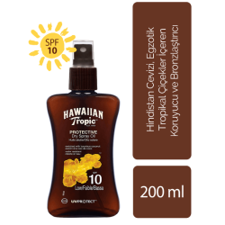 Hawaiian Tropic Protective Dry Oil Spray Spf10 200 ml