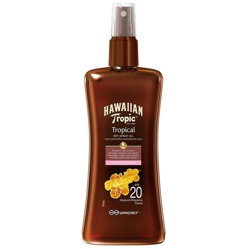 Hawaiian Tropic Protective Dry Spray Oil Bronzlaştırıcı Yağ Spf 20 200 ml Hawaiian Tropic Protective Dry Spray Oil Bronzlaştırıcı Yağ Spf 20 200 ml